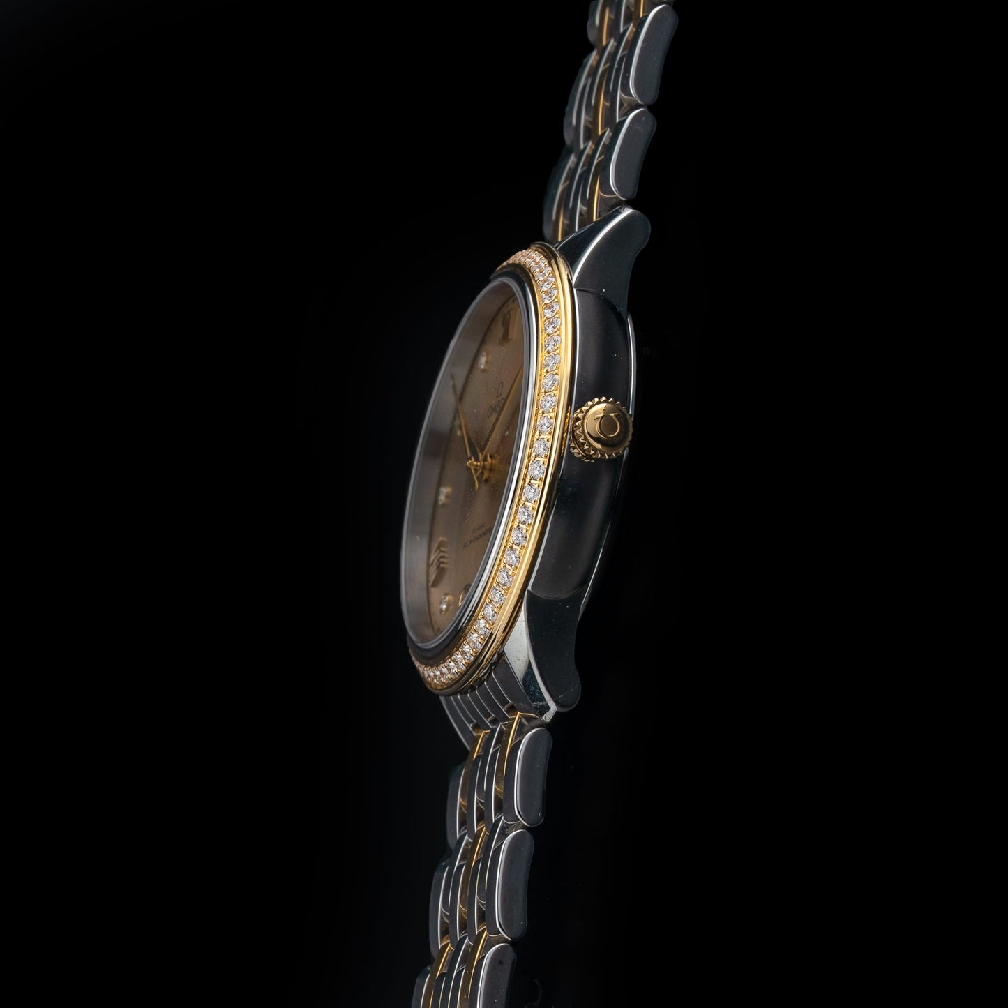 Omega 434.25.34.20.58.001 De Ville Prestige 34mm Yellow Gold on Steel