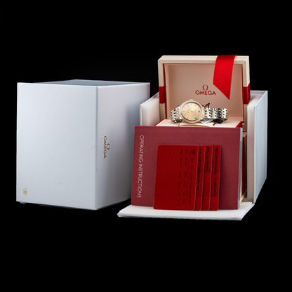Omega 434.25.34.20.58.001 De Ville Prestige 34mm Yellow Gold on Steel
