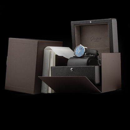Glashütte Original Senator Excellence Panorama Date Blue Dial 1-36-03-04-02-30