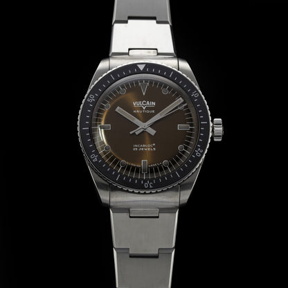 Vulcain 660170A47.BHM286 Skindiver Nautique Brown Dial