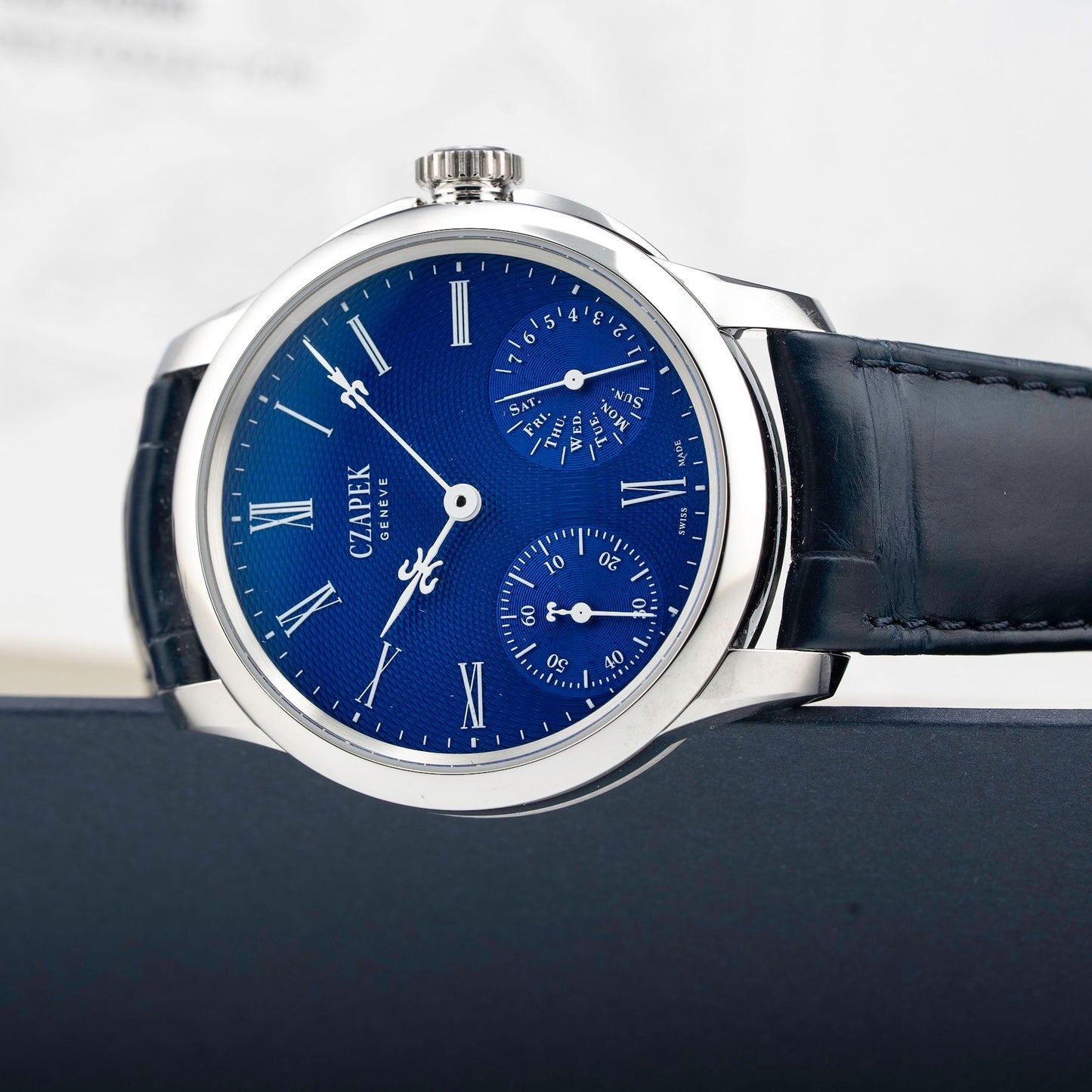 Czapek 1031 Quai Des Bergues Sapphire Blue S 38.5mm