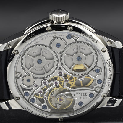 Czapek Quai Des Bergues Aqua Blue S