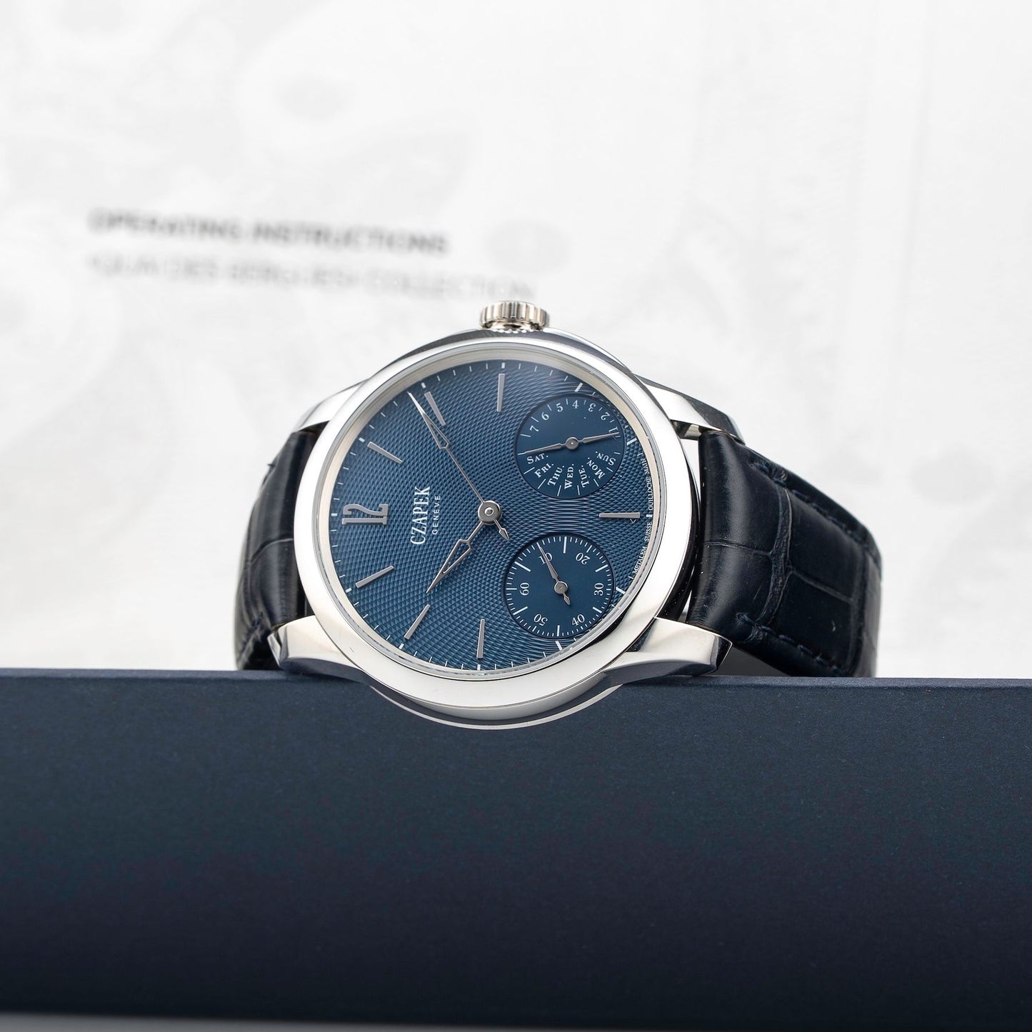 Czapek Quai Des Bergues Aqua Blue S