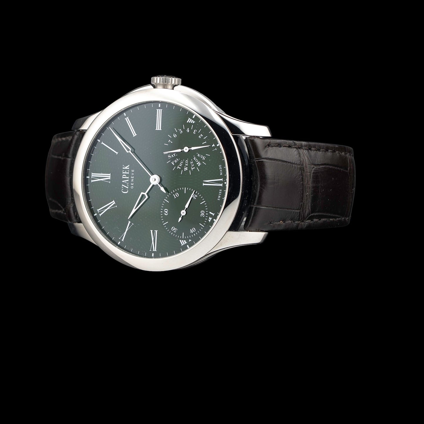Czapek Quai Des Bergues Emerald Green L