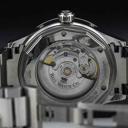 Ball Engineer II Moon Calendar Silver Dial NM3016C-S1J-SL