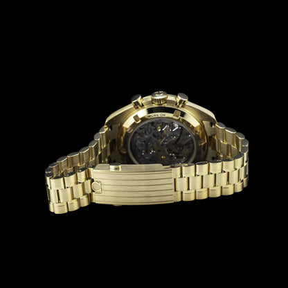 Omega 310.60.42.50.10.001 Speedmaster 18K Yellow Gold Green Dial