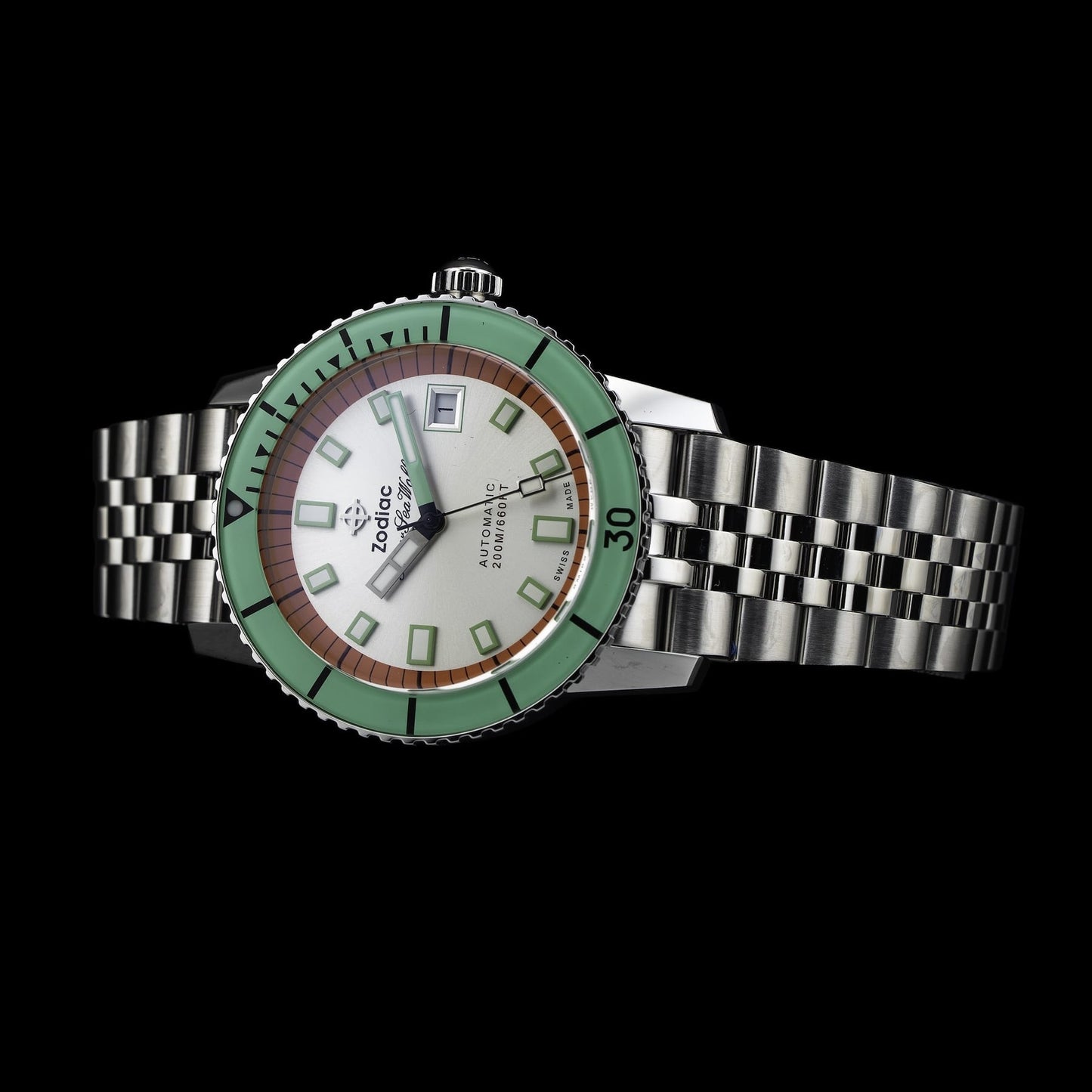 Zodiac Super Sea Wolf Automatic Stainless Steel ZO9269
