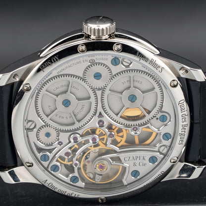Czapek Quai Des Bergues Aqua Blue S