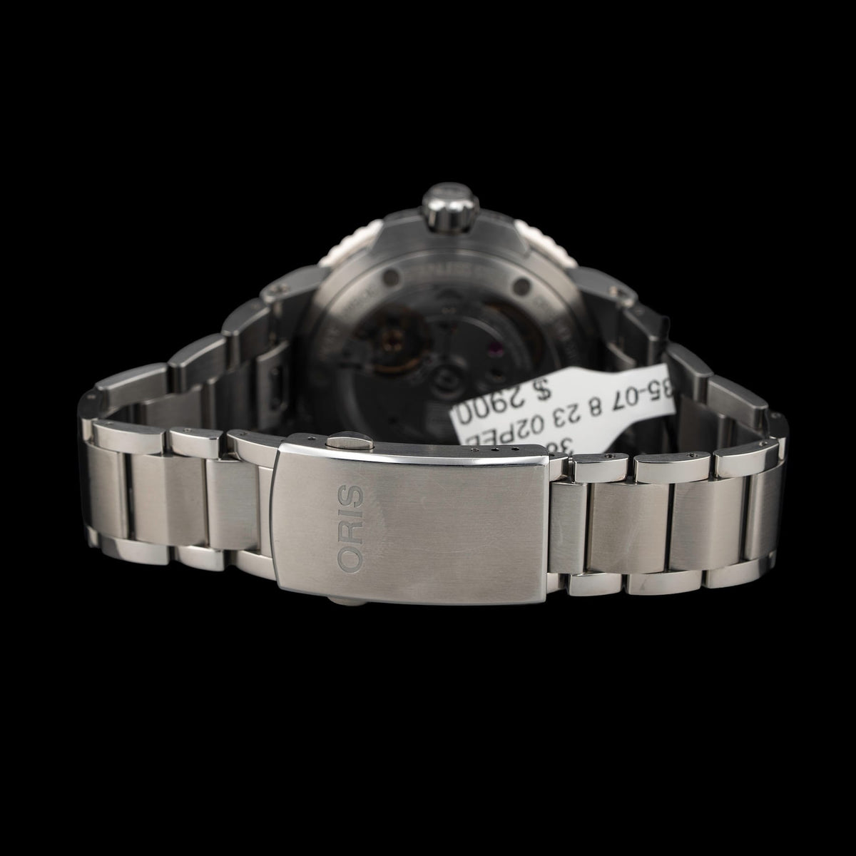 Oris Aquis Date Calibre 400 Bi-Color Blue Dial on Bracelet