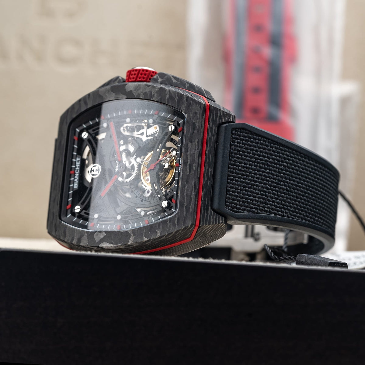 Bianchet Carbon Red Tourbillon B1.618 Openwork