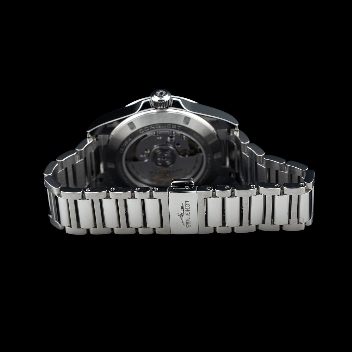 Longines Conquest Sunray Green Dial on Bracelet L3.720.4.02.6