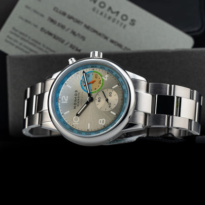 NOMOS Glashütte Club Sport Neomatik Worldtimer Roam 790.S10