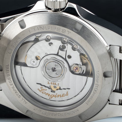 Longines Conquest Sunray Green Dial on Bracelet L3.720.4.02.6
