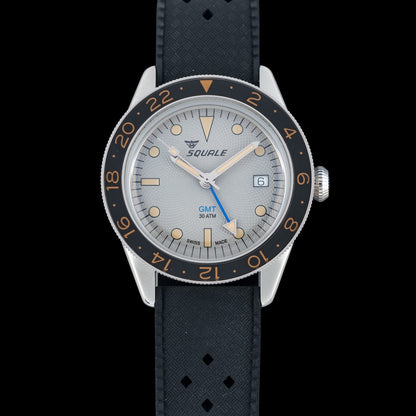Squale SUB-39 GMT "Sharkbelly" Grey Guilloché U.S. Exclusive