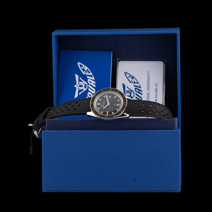 Squale SUB-39 GMT "Blackfin" Black Guilloché U.S. Exclusive