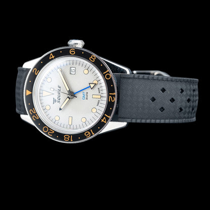 Squale SUB-39 GMT "Sharkbelly" Grey Guilloché U.S. Exclusive