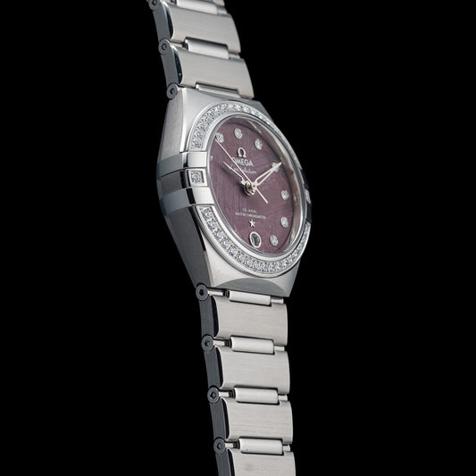 Omega 131.15.29.20.99.001 Constellation Meteorite Dial Steel and Diamonds 29mm
