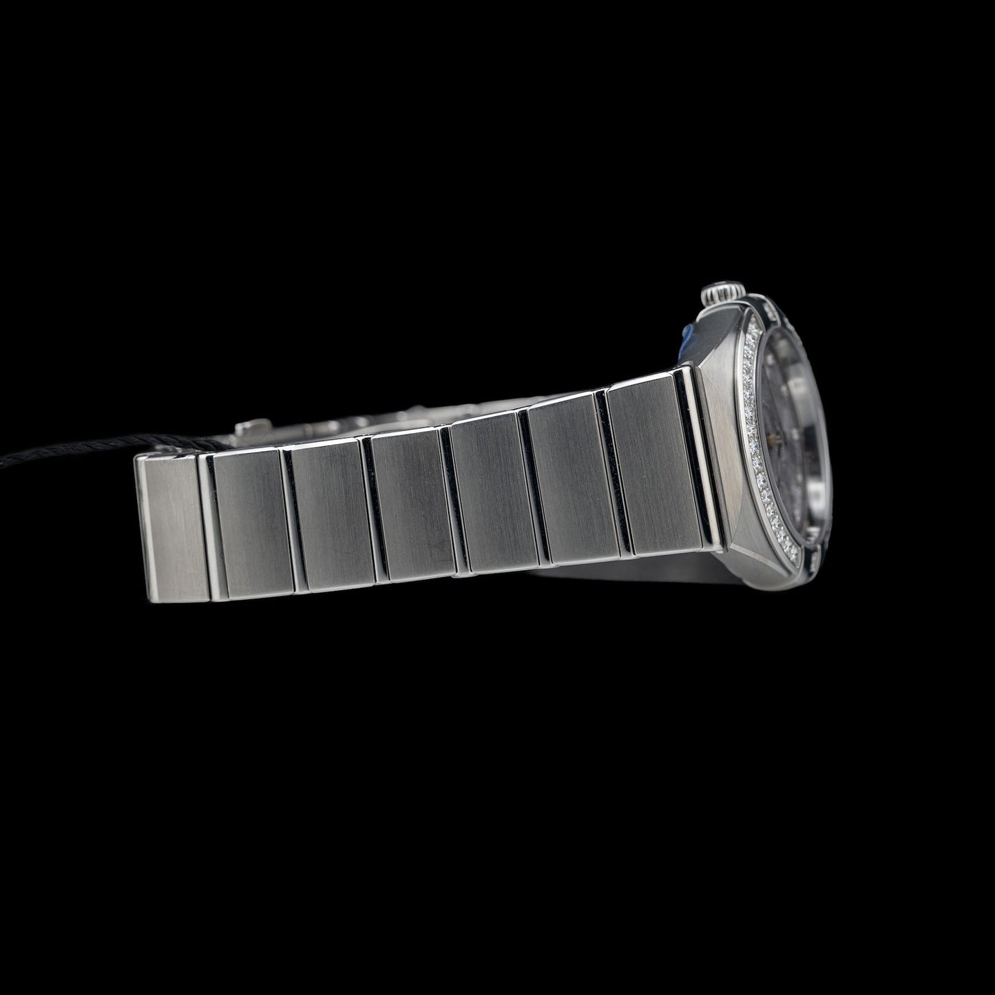 Omega 131.15.28.60.99.001 Constellation Meteorite Dial Steel and Diamonds 28mm