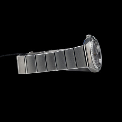 Omega 131.15.28.60.99.001 Constellation Meteorite Dial Steel and Diamonds 28mm