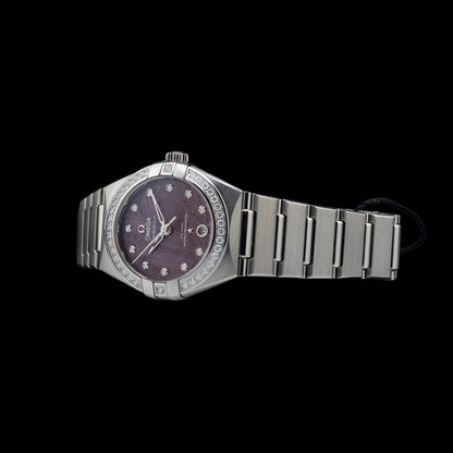 Omega 131.15.29.20.99.001 Constellation Meteorite Dial Steel and Diamonds 29mm