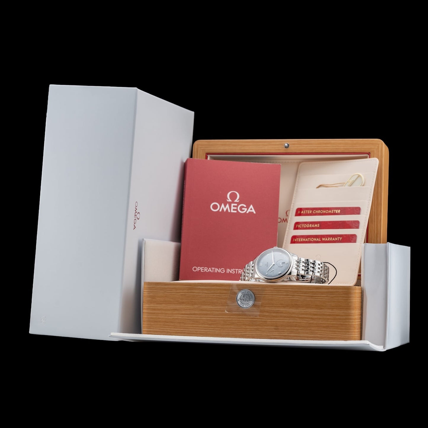 Omega 434.10.41.21.03.001 De Ville Prestige Co-Axial Master Chronometer Power Reserve 41mm