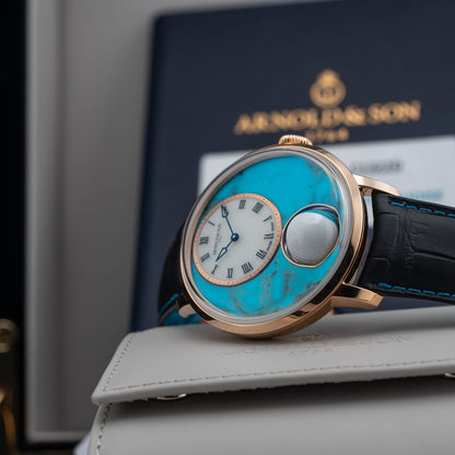 Arnold & Son Luna Magna Red Gold 5N Turquoise 1LMAR.T01A.C1322D