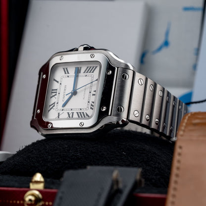 Cartier WSSA0029 Santos De  Steel