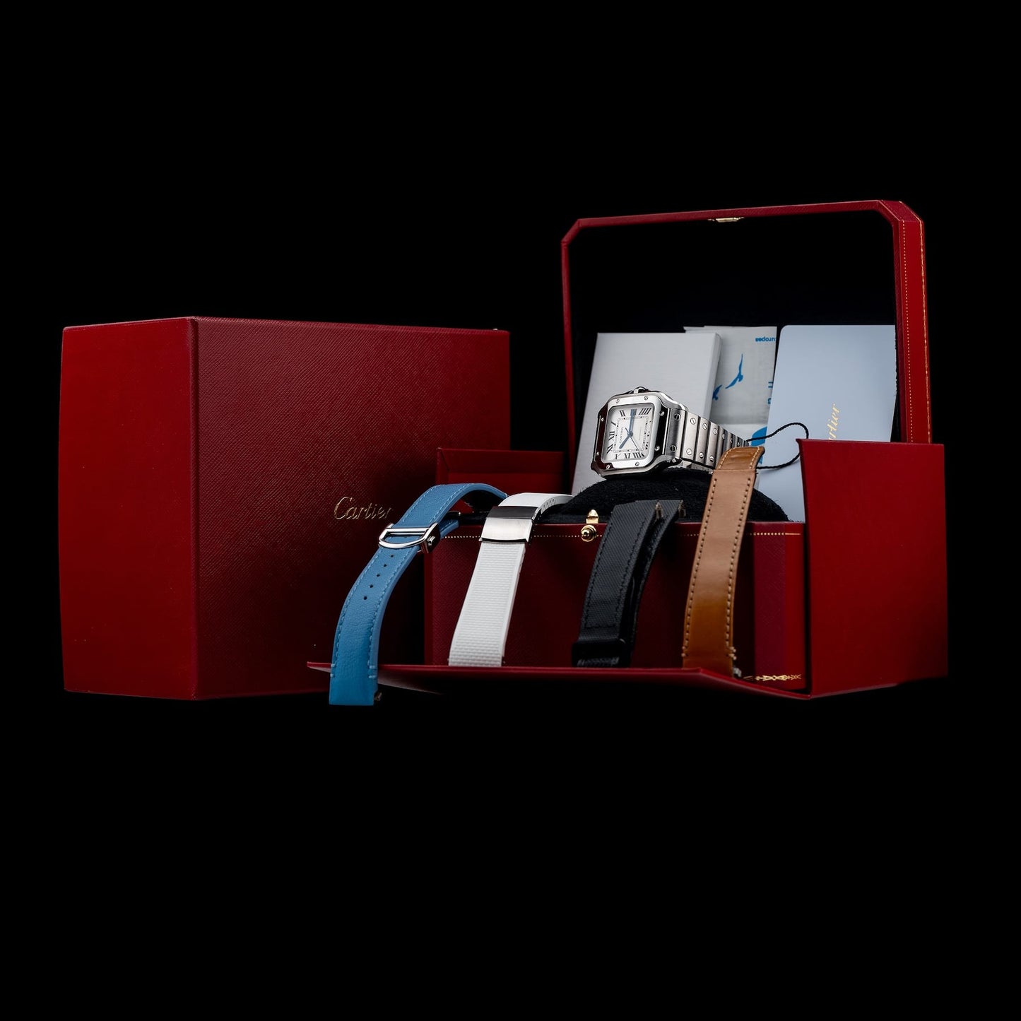 Cartier WSSA0029 Santos De  Steel