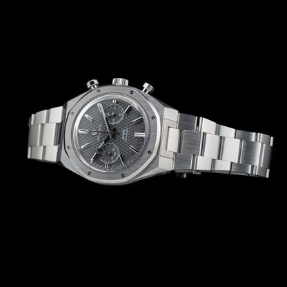 Nivada Grenchen F77 Chrono Mecaquartz Grey 38mm 68001Q77