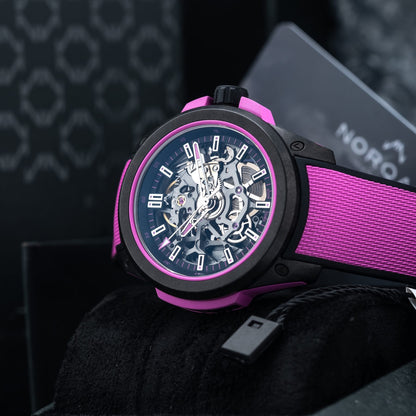 NORQAIN Norqain Independence Wild One Skeleton Hyper Pink Automatic – N3001.07Q04.B03.R01