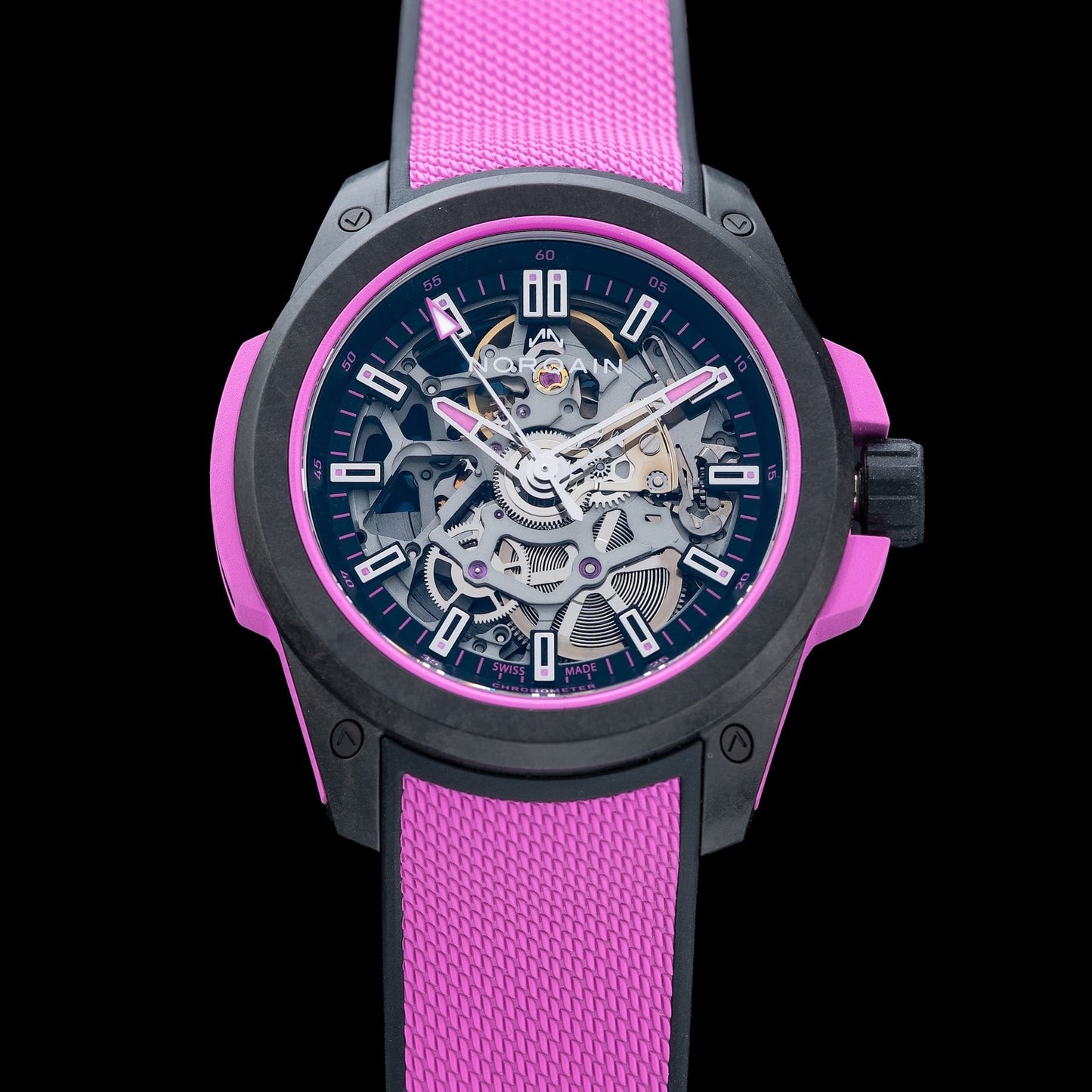 NORQAIN Norqain Independence Wild One Skeleton Hyper Pink Automatic – N3001.07Q04.B03.R01