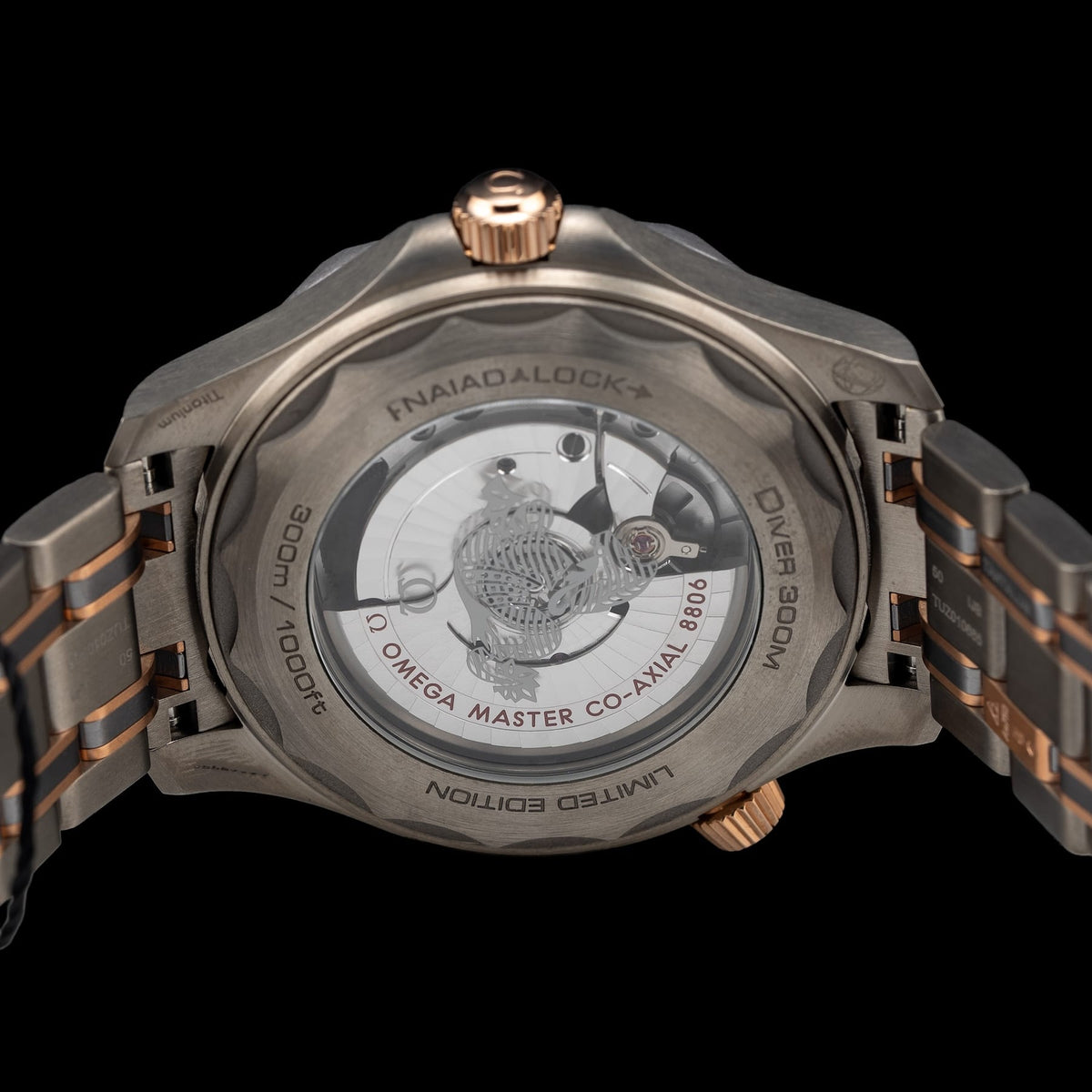 Omega Seamaster Diver 300M Co-Axial Master Chronometer Tantalum Limited Edition