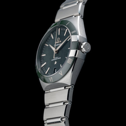 Omega 131.30.41.21.99.002 Constellation Meteorite Dial Steel on Steel 41mm