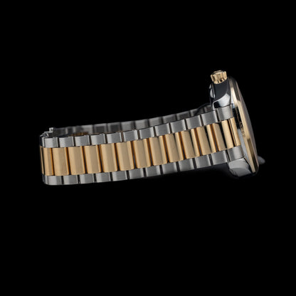 Omega 220.20.38.20.10.002 Seamaster Aqua Terra 150M Moonshine Gold on Bracelet