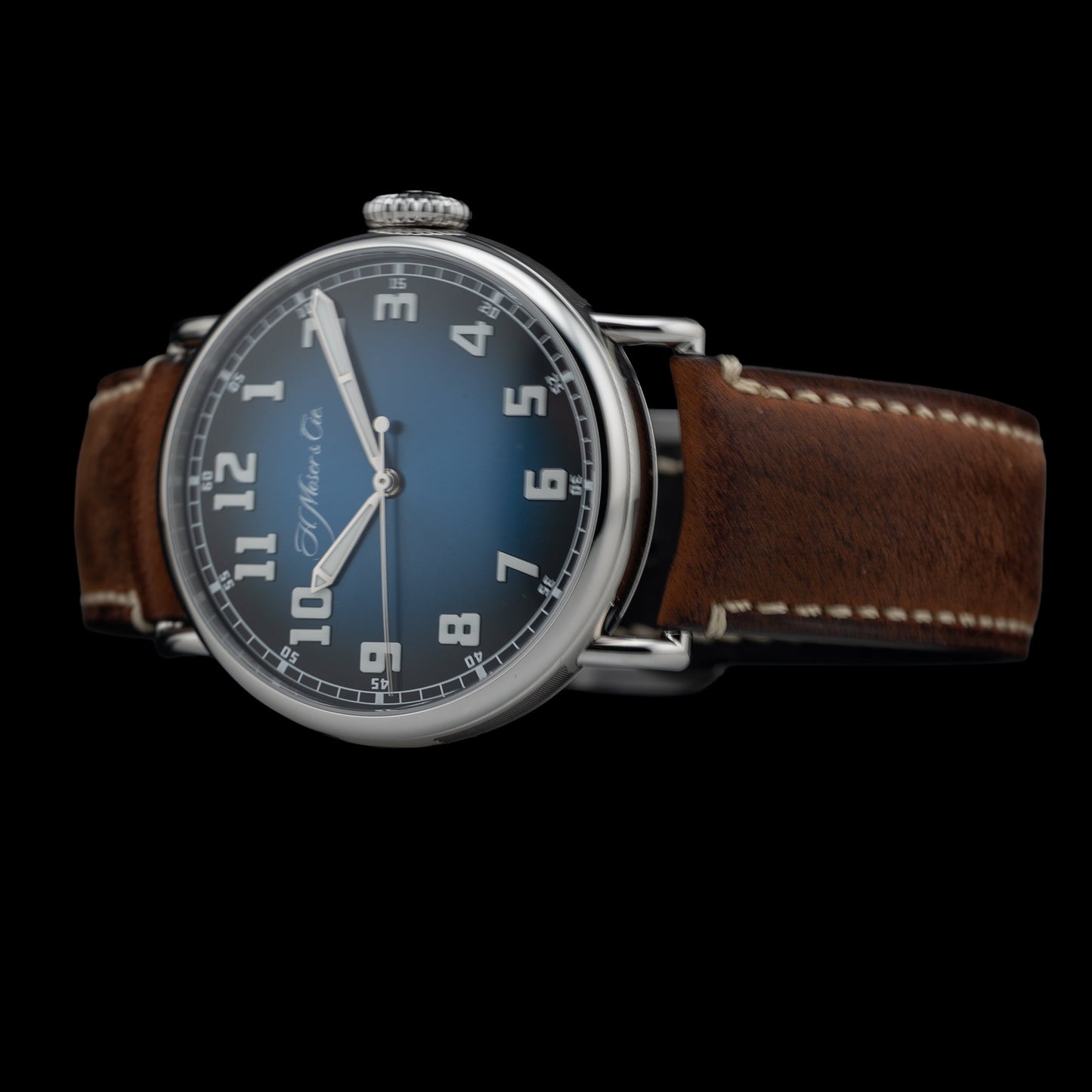 Hamilton H. Moser & Cie Heritage Centre Seconds Funky Blue 8200-1201