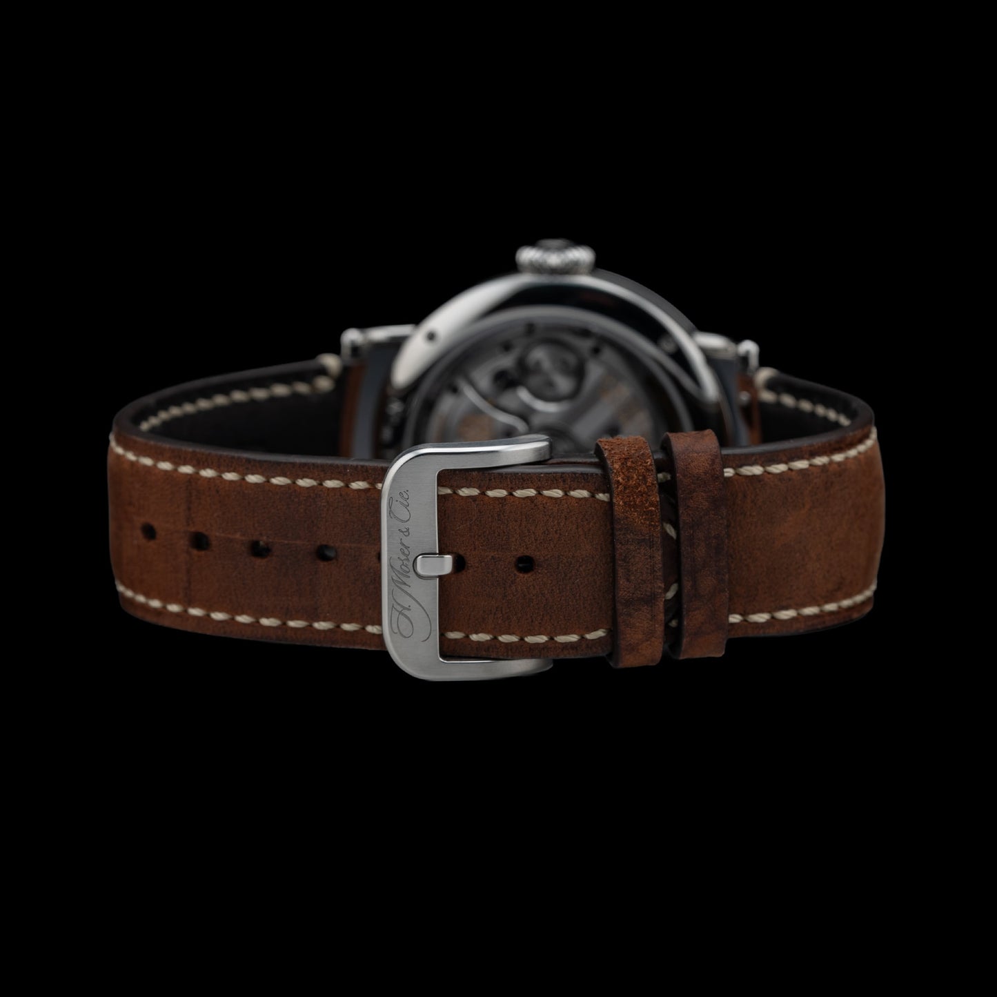 Hamilton H. Moser & Cie Heritage Centre Seconds Funky Blue 8200-1201
