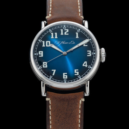 Hamilton H. Moser & Cie Heritage Centre Seconds Funky Blue 8200-1201