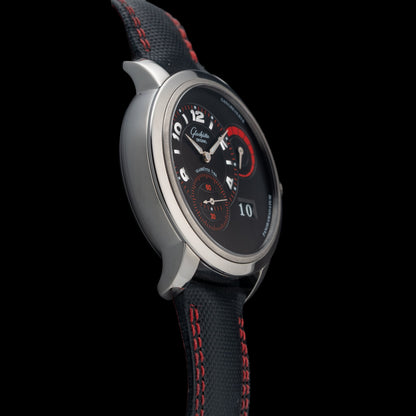 Glashütte Original Glashutte Original Panomatic Reserve Xl 18K White Gold Black Dial 1-90-03-34-14-03