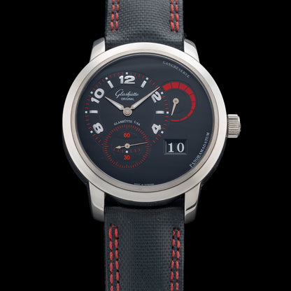 Glashütte Original Glashutte Original Panomatic Reserve Xl 18K White Gold Black Dial 1-90-03-34-14-03