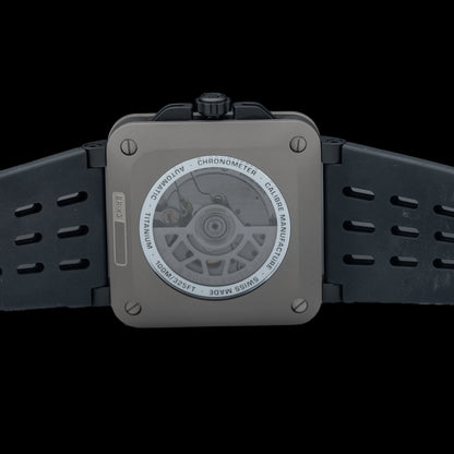 Bell & Ross Black Titanium On Rubber Strap BRX3R-BL-TI/SRB