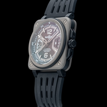 Bell & Ross Black Titanium On Rubber Strap BRX3R-BL-TI/SRB