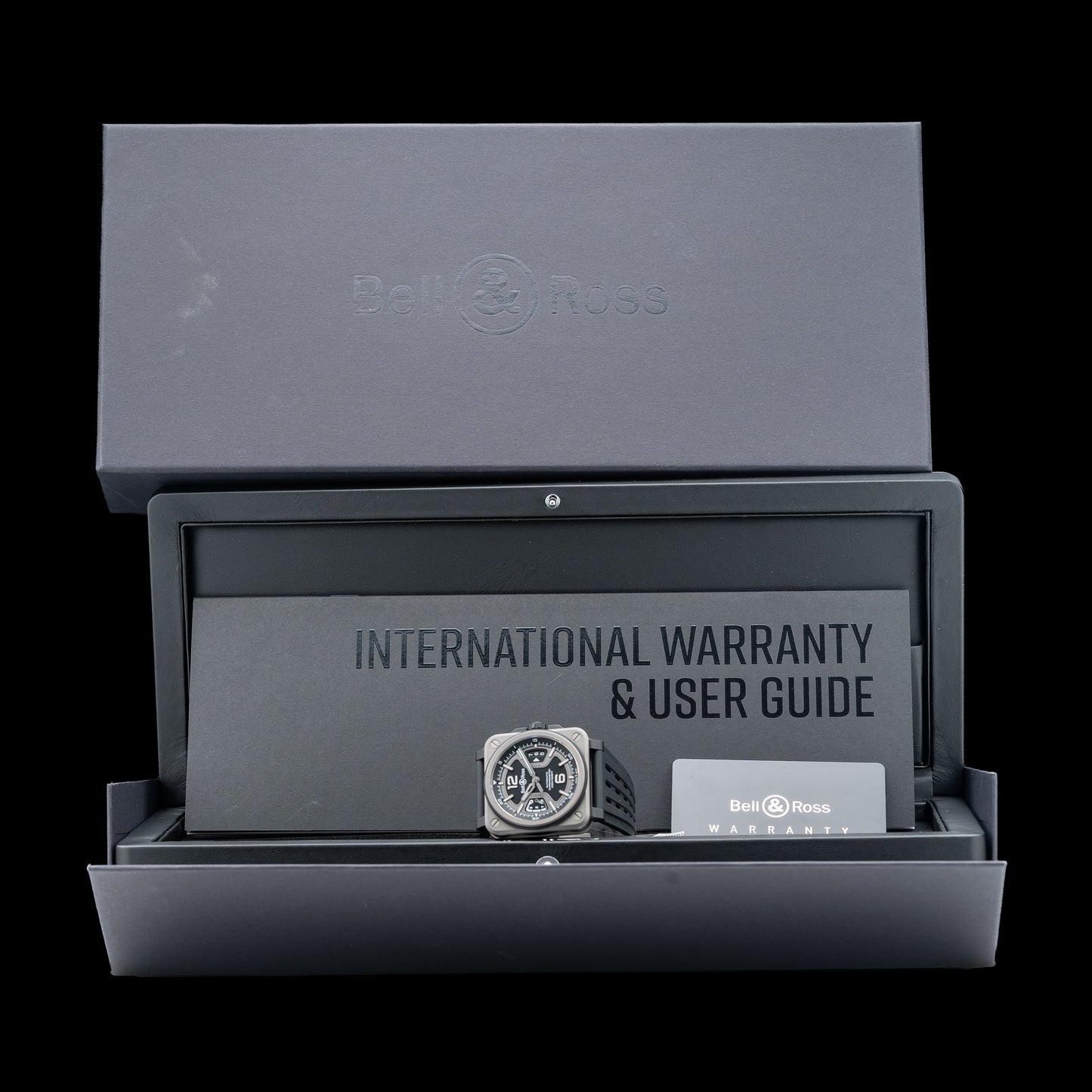 Bell & Ross Black Titanium On Rubber Strap BRX3R-BL-TI/SRB