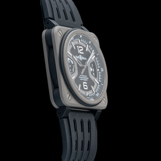 Bell & Ross Black Titanium On Rubber Strap BRX3R-BL-TI/SRB