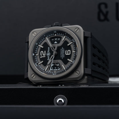 Bell & Ross Black Titanium On Rubber Strap BRX3R-BL-TI/SRB