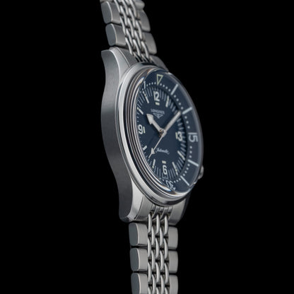 Longines L3.764.4.90.6 Legend Diver 39mm Blue Dial on Bracelet
