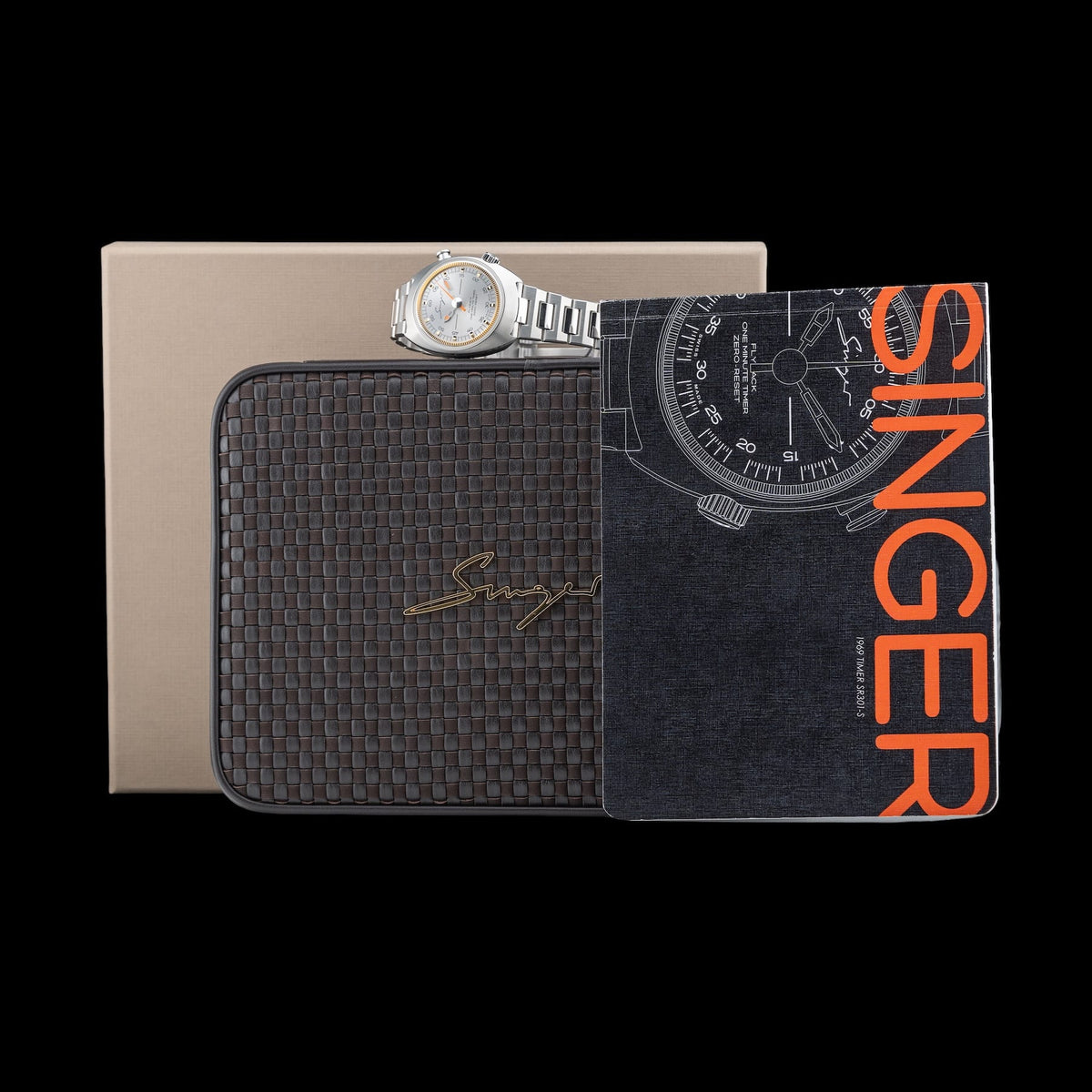Singer Reimagined 1969 Timer Sunray Grey SR301-S