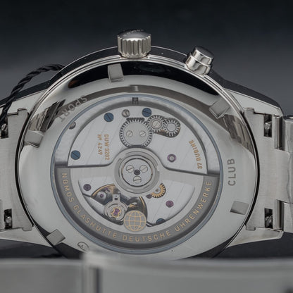 NOMOS Glash\u00fctte Club Sport Neomatik Worldtimer Silver 791