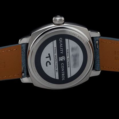 Fears BS24000A.008.093 Brunswick 40 'Aurora' Mother of Pearl on Alcantara Strap