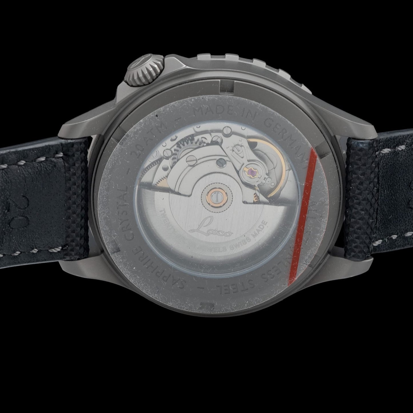 Laco 862192.TOP Pilot Watch K\u00f6ln Grau Topgrade Movement