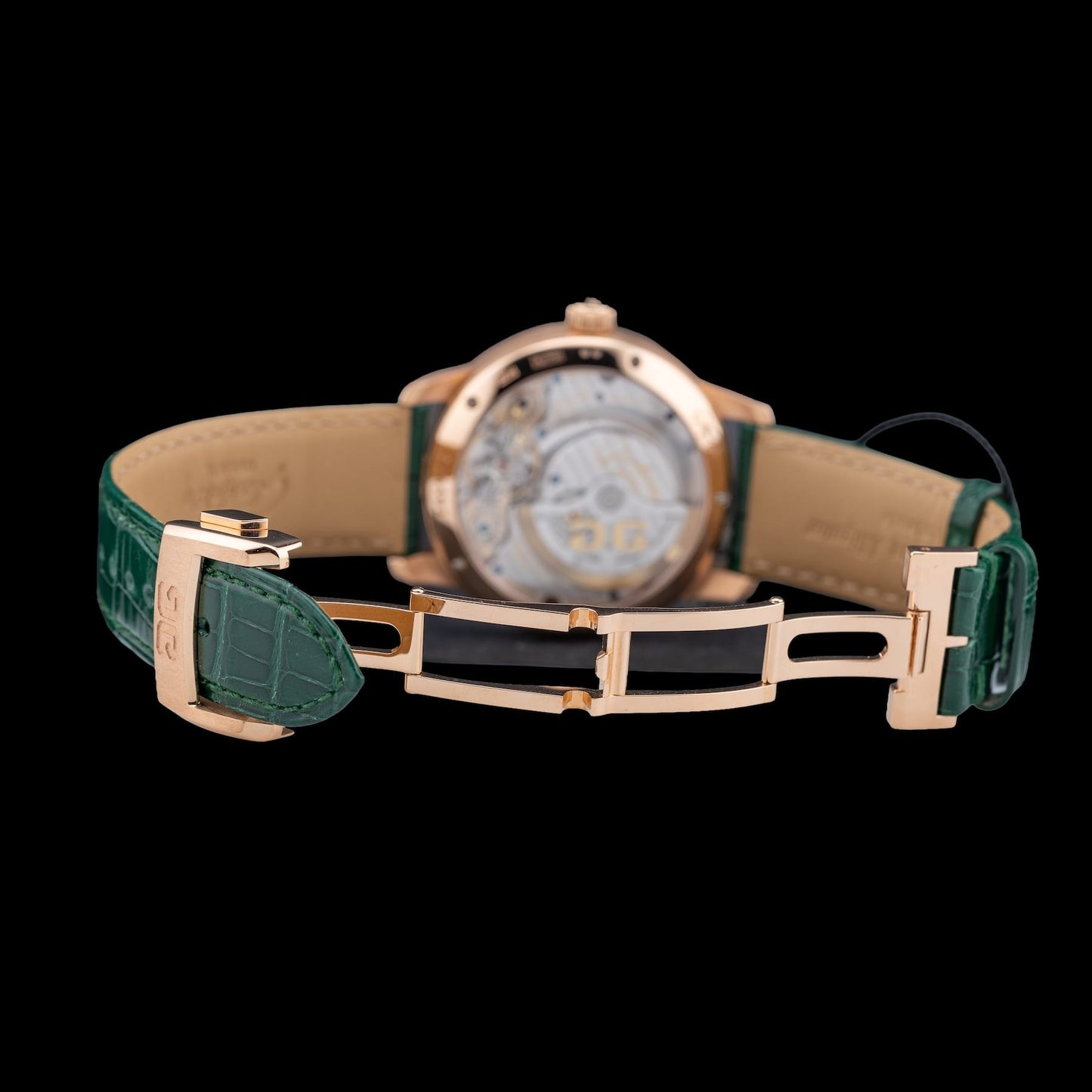 Glash\u00fctte Original Panomaticlunar Lush Forest Green Dial 1-90-02-23-35-61